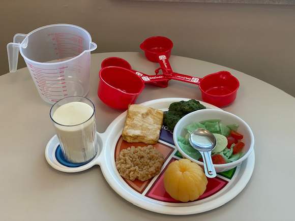 A balanced meal.