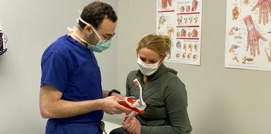 Orthopedic Services doctor with patient