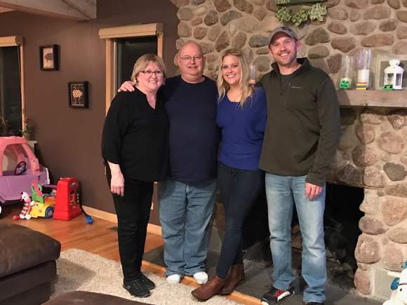 Kenosha’s Bob Schmidt, who is pictured with his family and is second from the left, has had both of his knees replaced by Dr. Alan Gegenheimer at Froedtert South. The surgeries have allowed Schmidt to continue the activities that he loves.