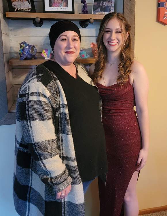Teri Gamble and Daughter (before surgery)